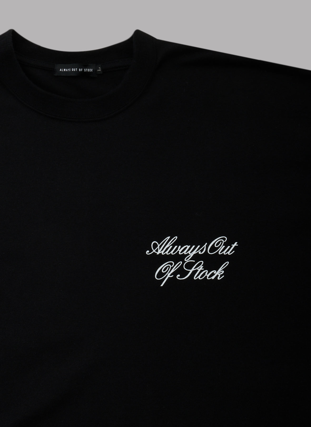 CAFÉ LOGO S/S TEE - BLACK
