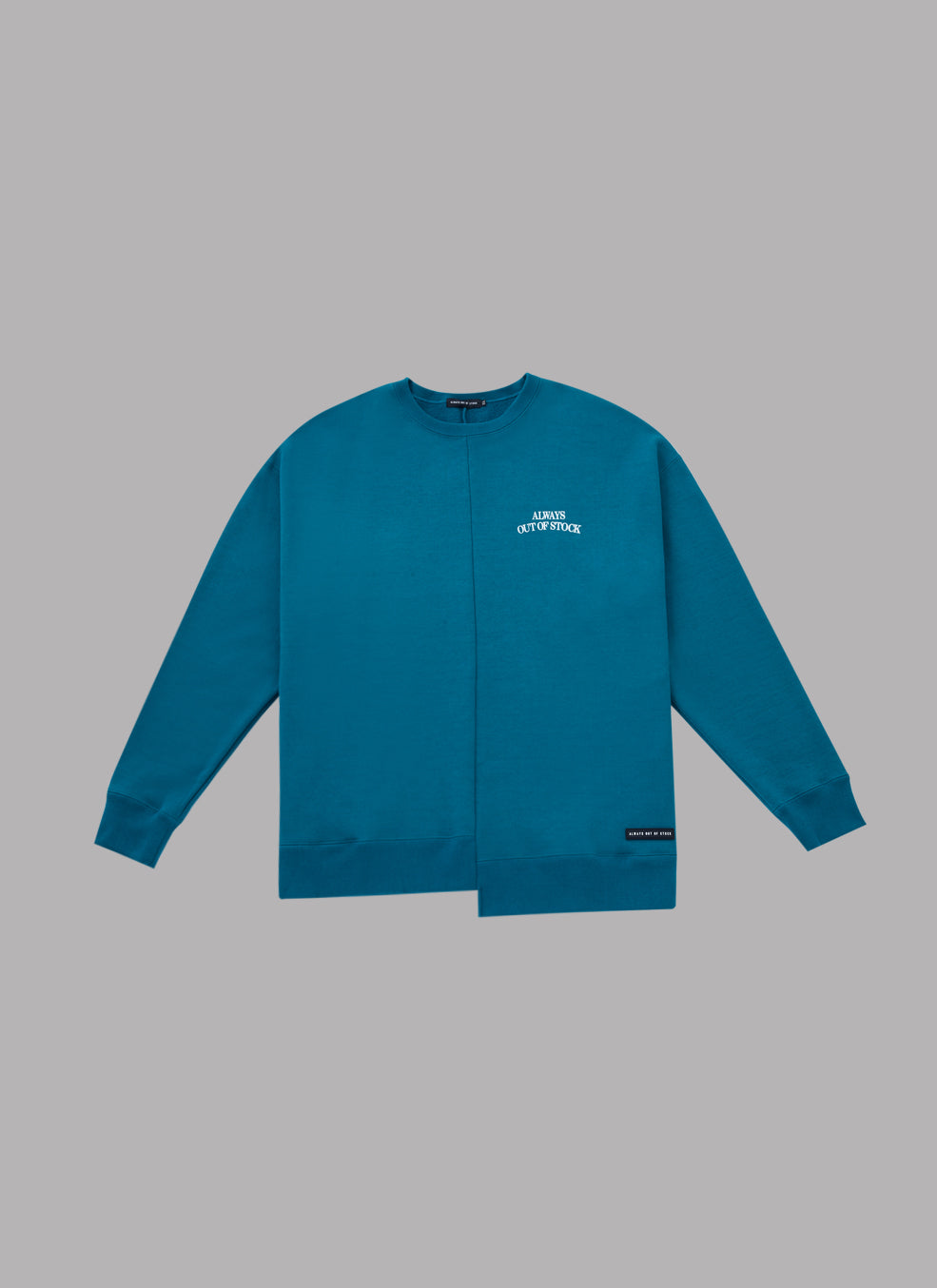 SWITCHED THICK CREW NECK-TURQUOISE – ALWAYS OUT OF STOCK