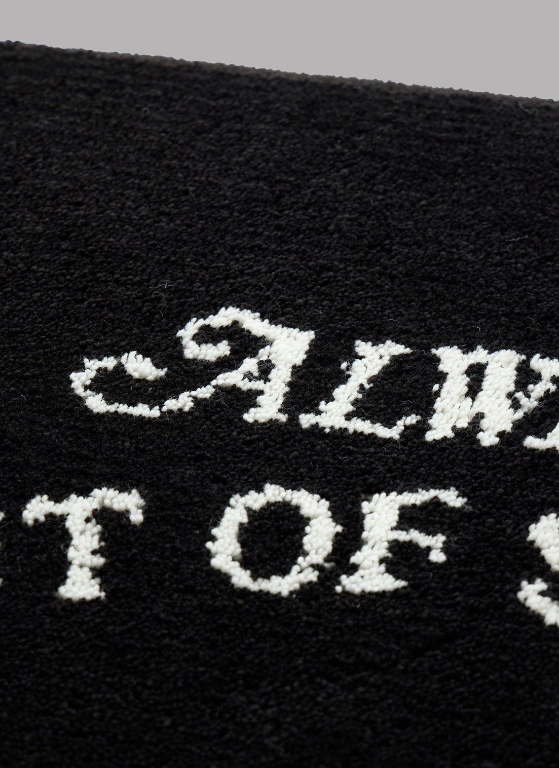 BASIC LOGO RUG MAT-BLACK