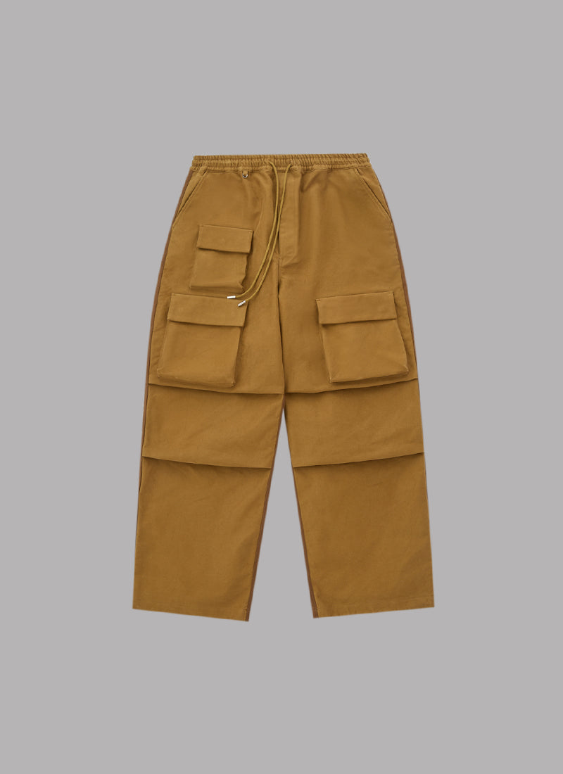 NINE POCKET WIDE CARGO-CAMEL
