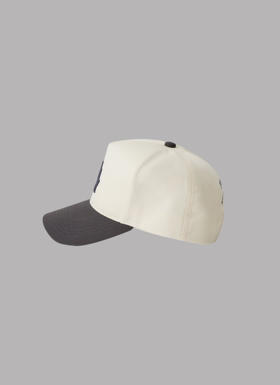 LA LOGO ADJUSTABLE CAP - CHARCOAL X IVORY