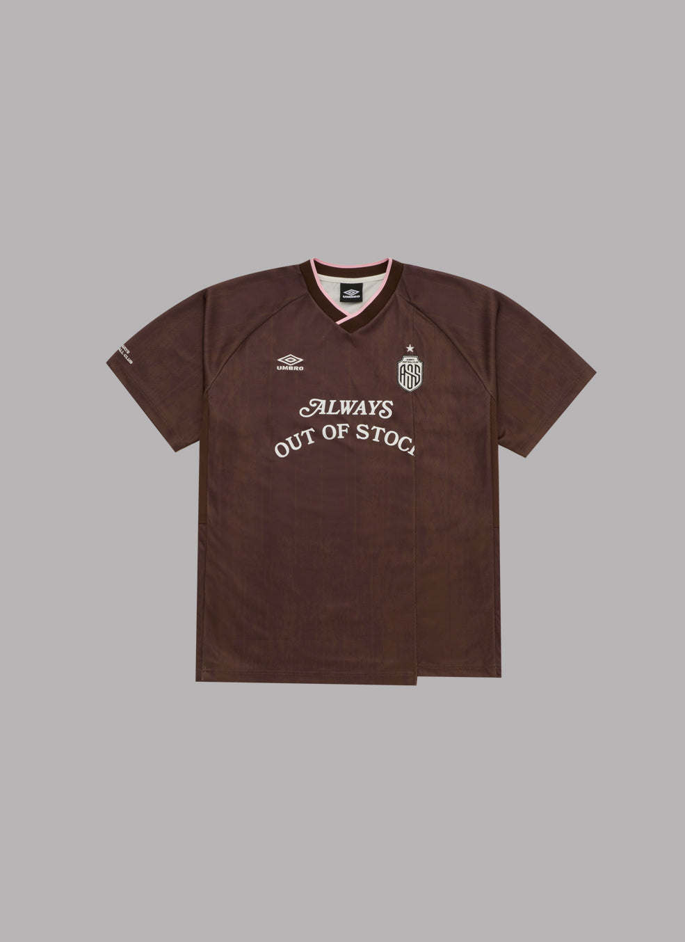 ALWAYS OUT OF STOCK X UMBRO GAME SHIRTS - BROWN
