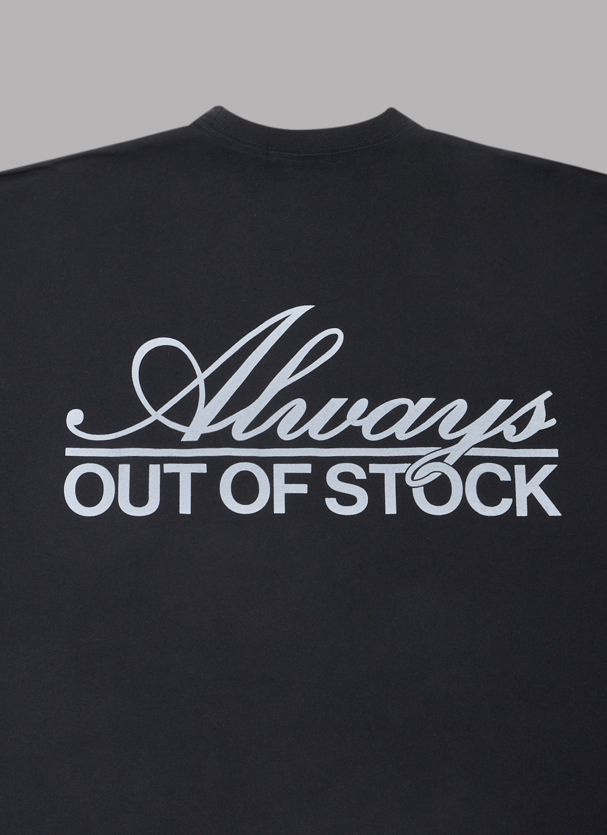 TRADITIONAL LOGO S/S TEE-BLACK x GRAY
