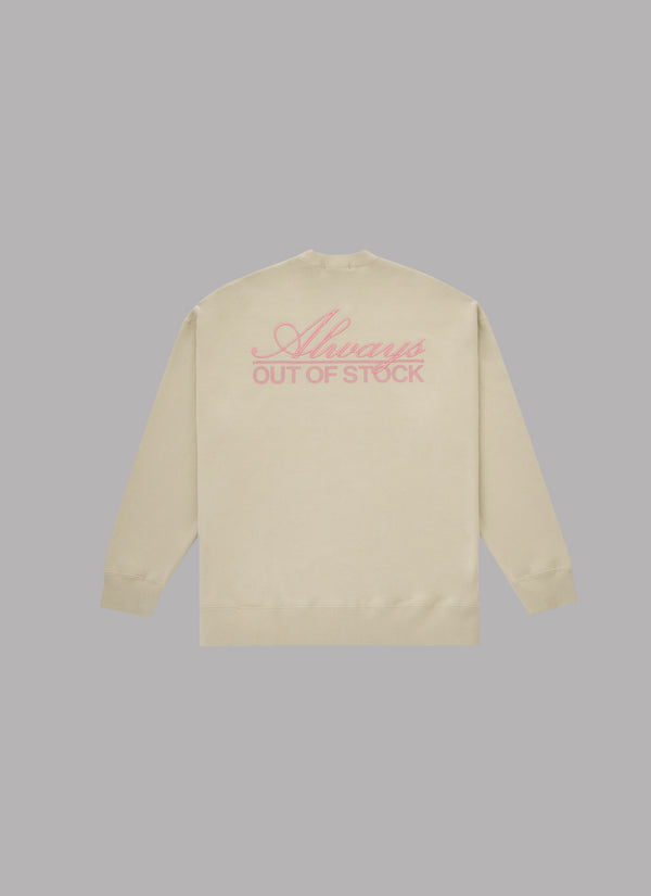 TRADITIONAL LOGO CREWNECK-SAND