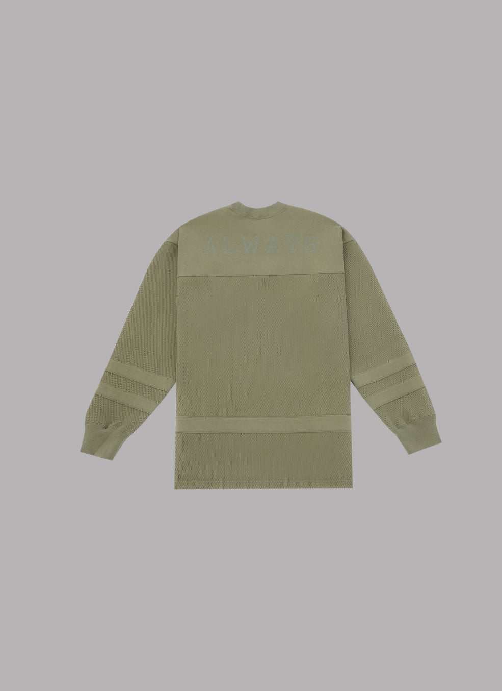 WAFFLE GAME SHIRTS-OLIVE