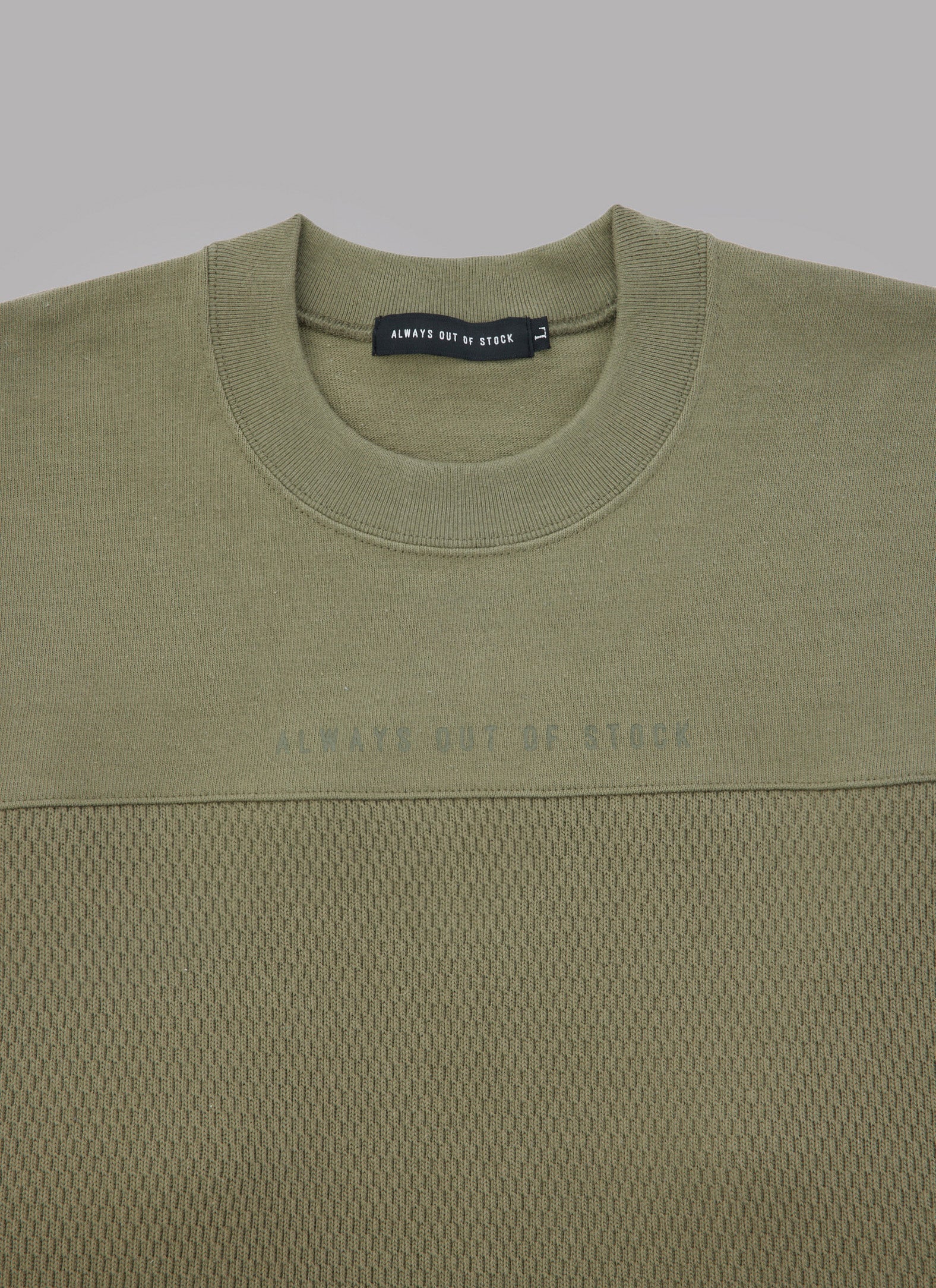 WAFFLE GAME SHIRTS-OLIVE
