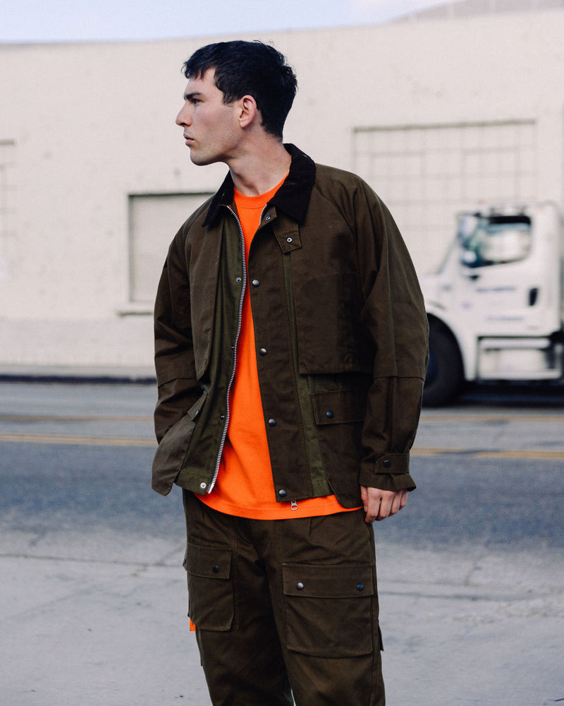 PORT WORK JACKET-KHAKI