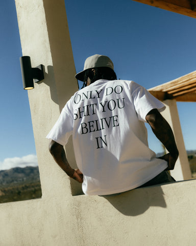 ONLY DO SHIT S/S TEE -WHITE