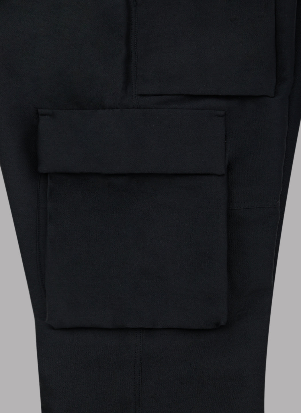 SEVEN POCKET FATIGUE PANTS - BLACK