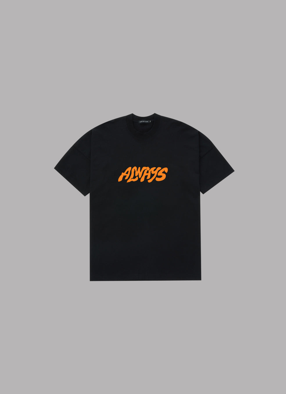 GRAFFITI LOGO DROP S/S TEE-BLACK