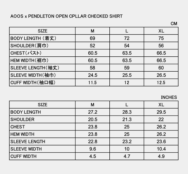 Sizing