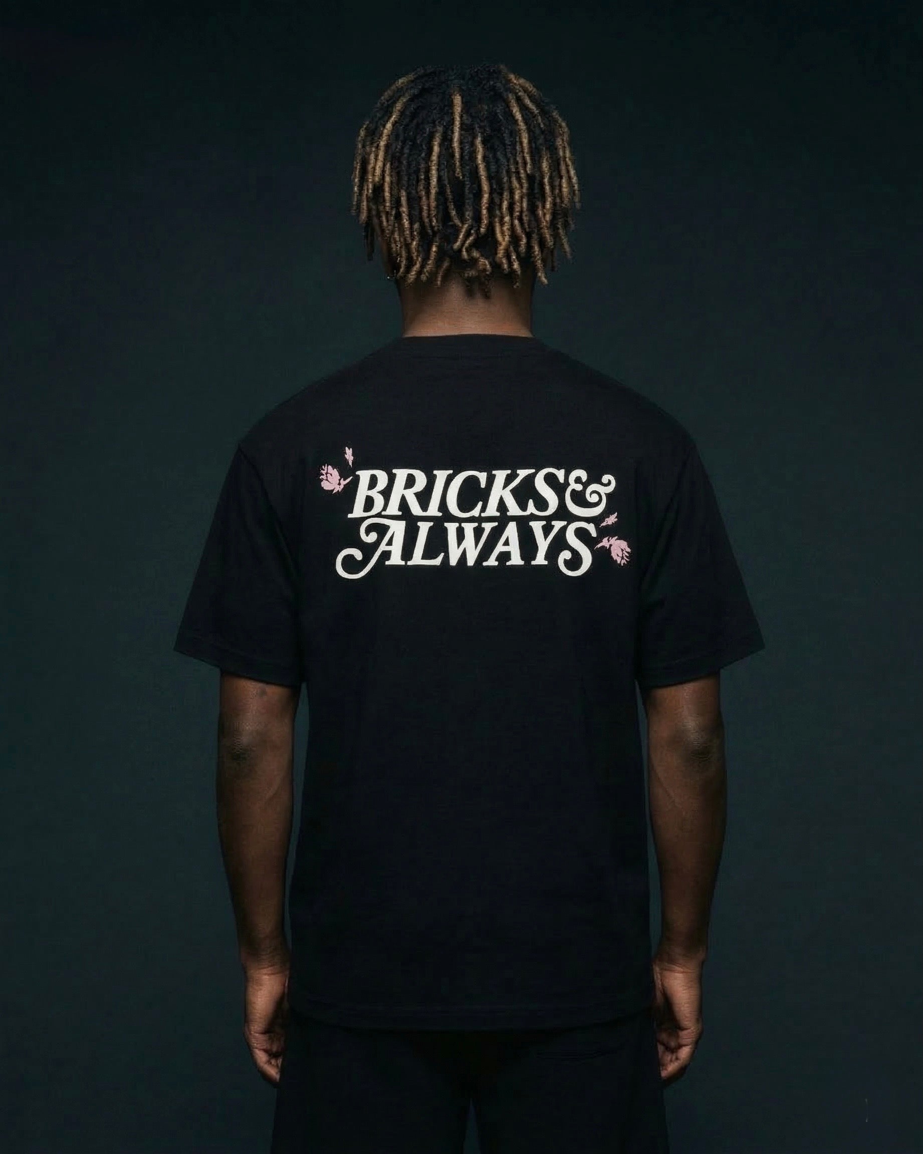 BRICKS & ALWAYS S/S TEE-BLACK