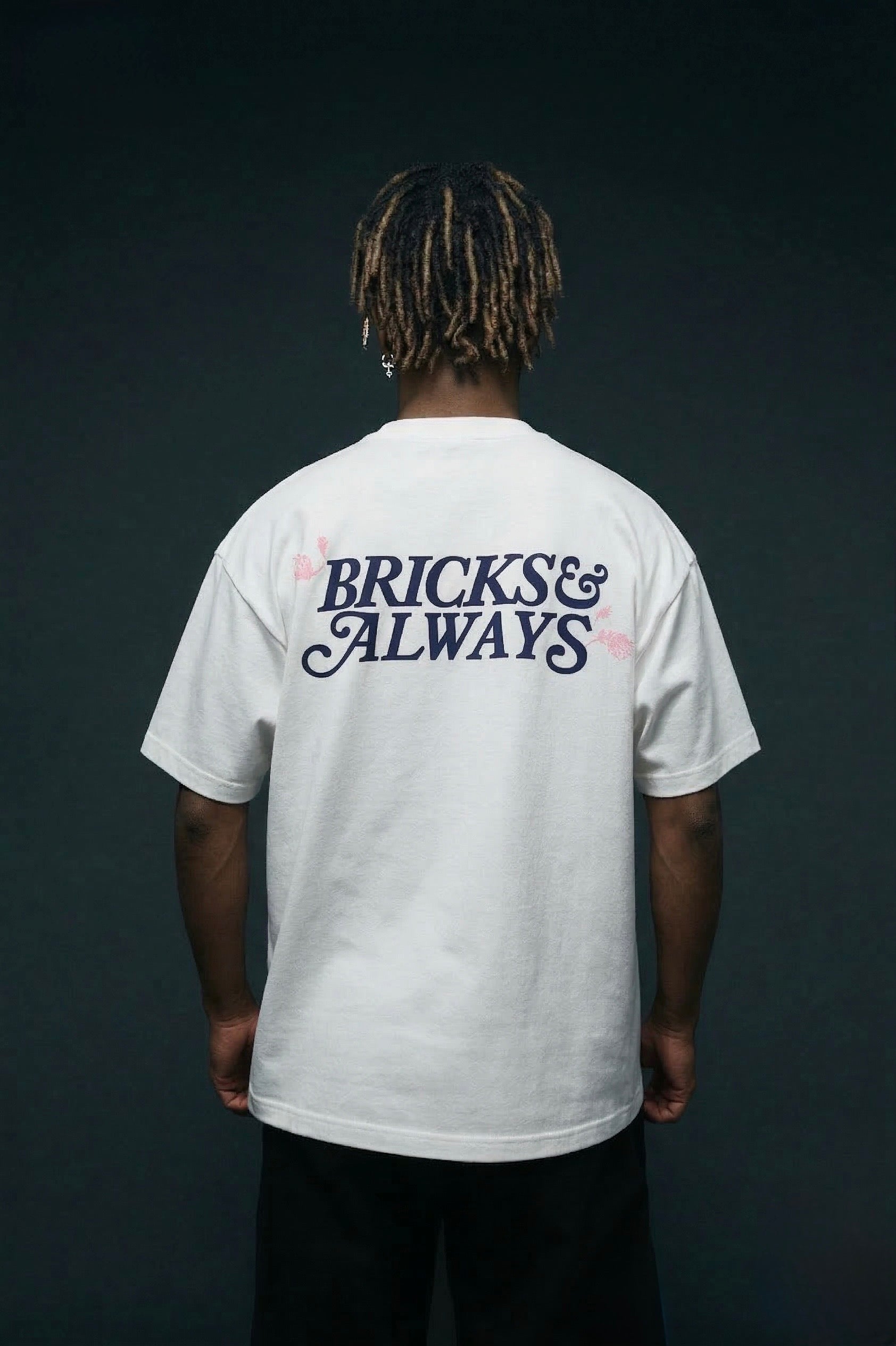 BRICKS & ALWAYS S/S TEE-WHITE