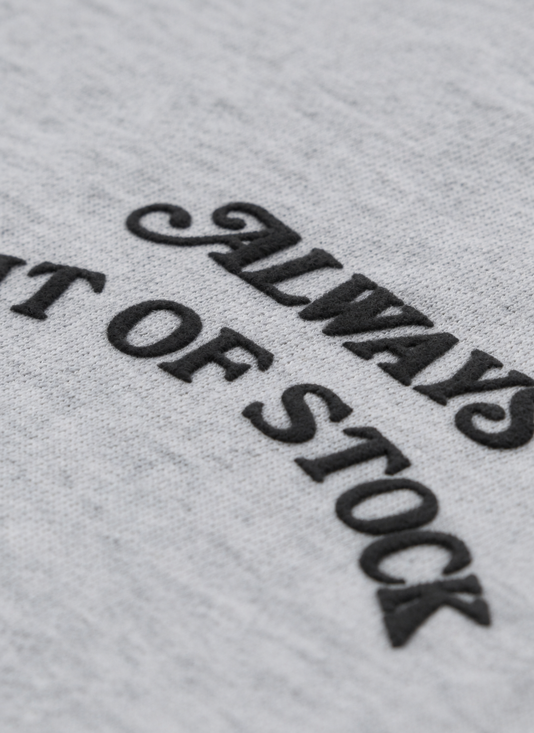 BASIC LOGO SWEAT PANTS - HEATHER GRAY