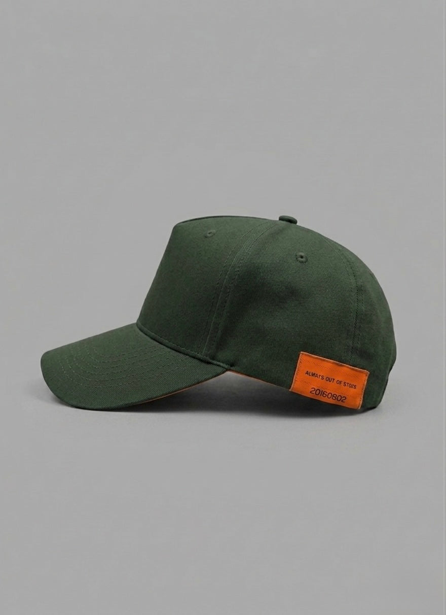BASIC LOGO ADJUSTABLE CAP-OLIVE