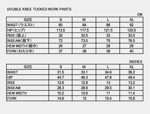 Sizing