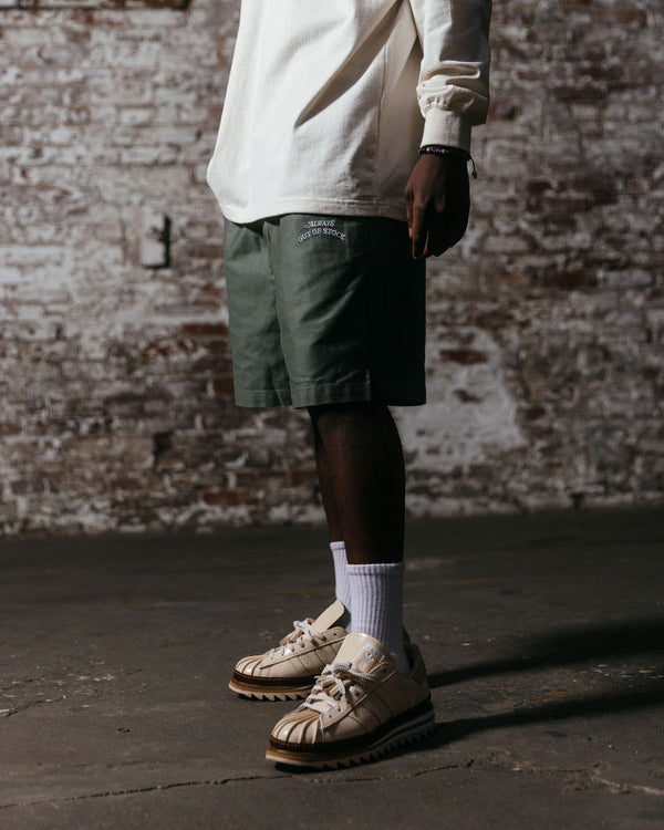 HALF BASKETBALL SHORTS-KHAKI