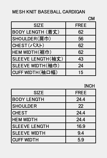 Sizing