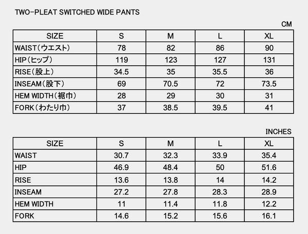 Sizing