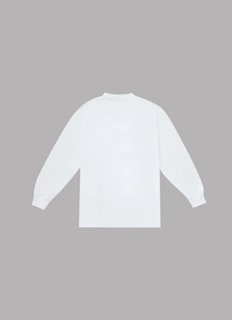 ALWAYS OUT OF STOCK L/S TEE-WHITE