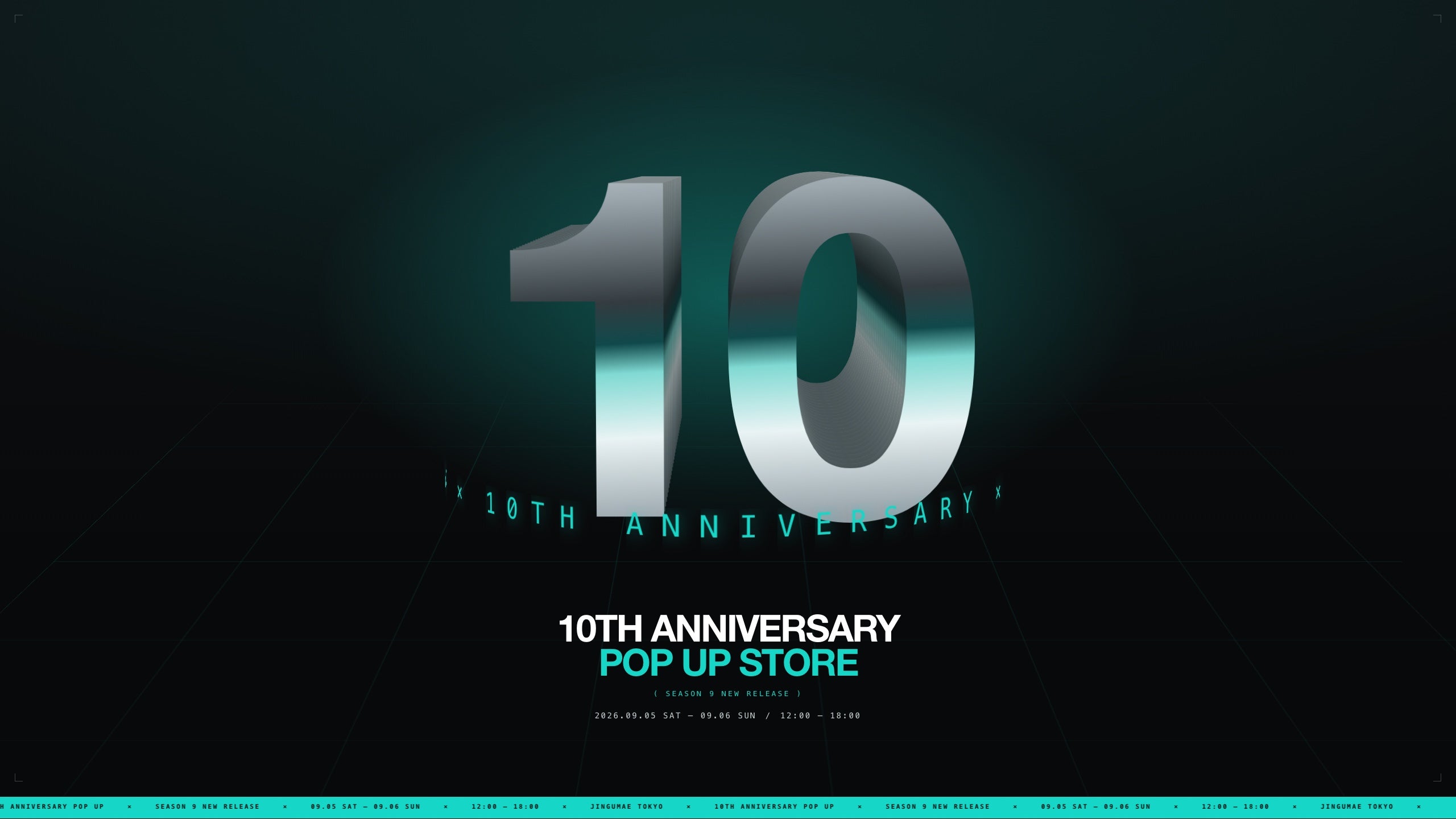 ALWAYS OUT OF STOCK 10TH ANNIVERSARY POP UP STORE 2026.09.05-09.06