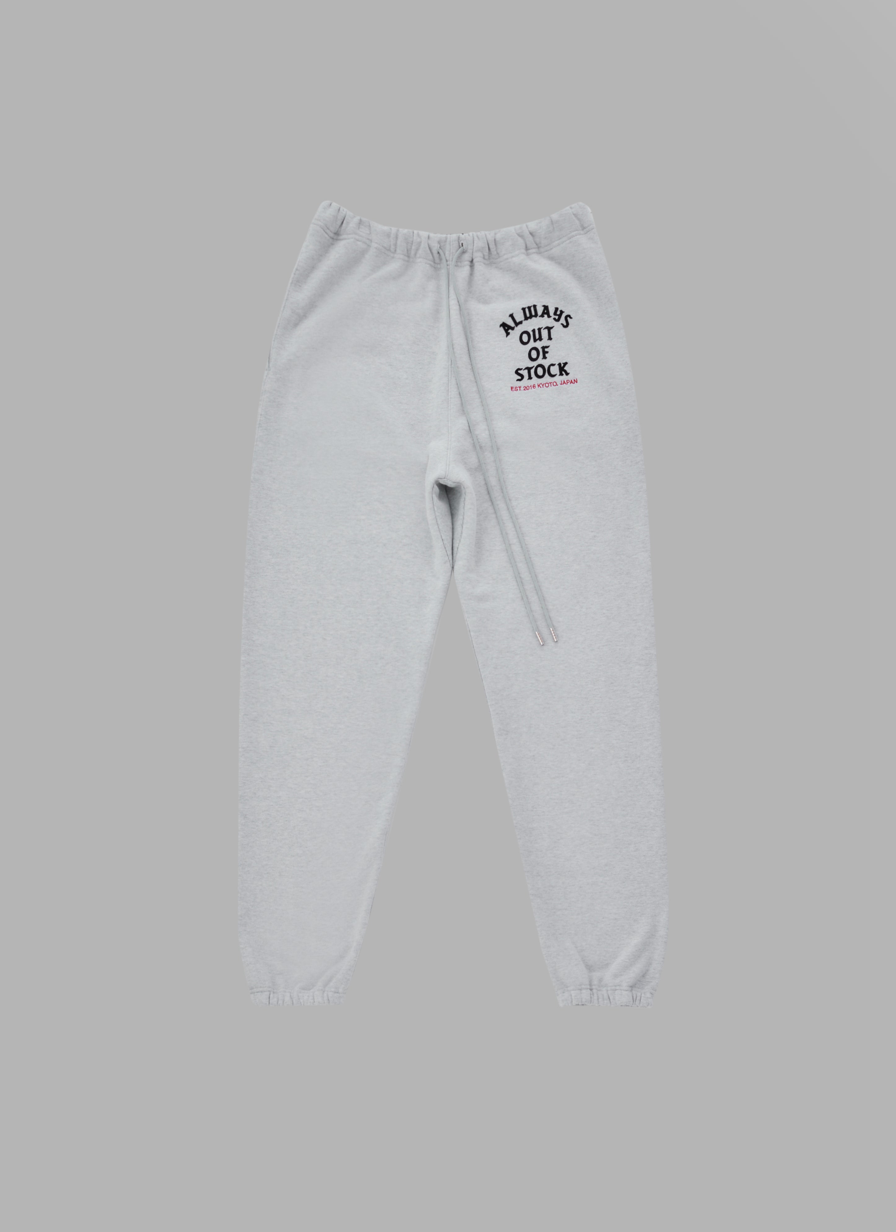 NEW OLD ENGLISH SWEAT PANTS-GRAY