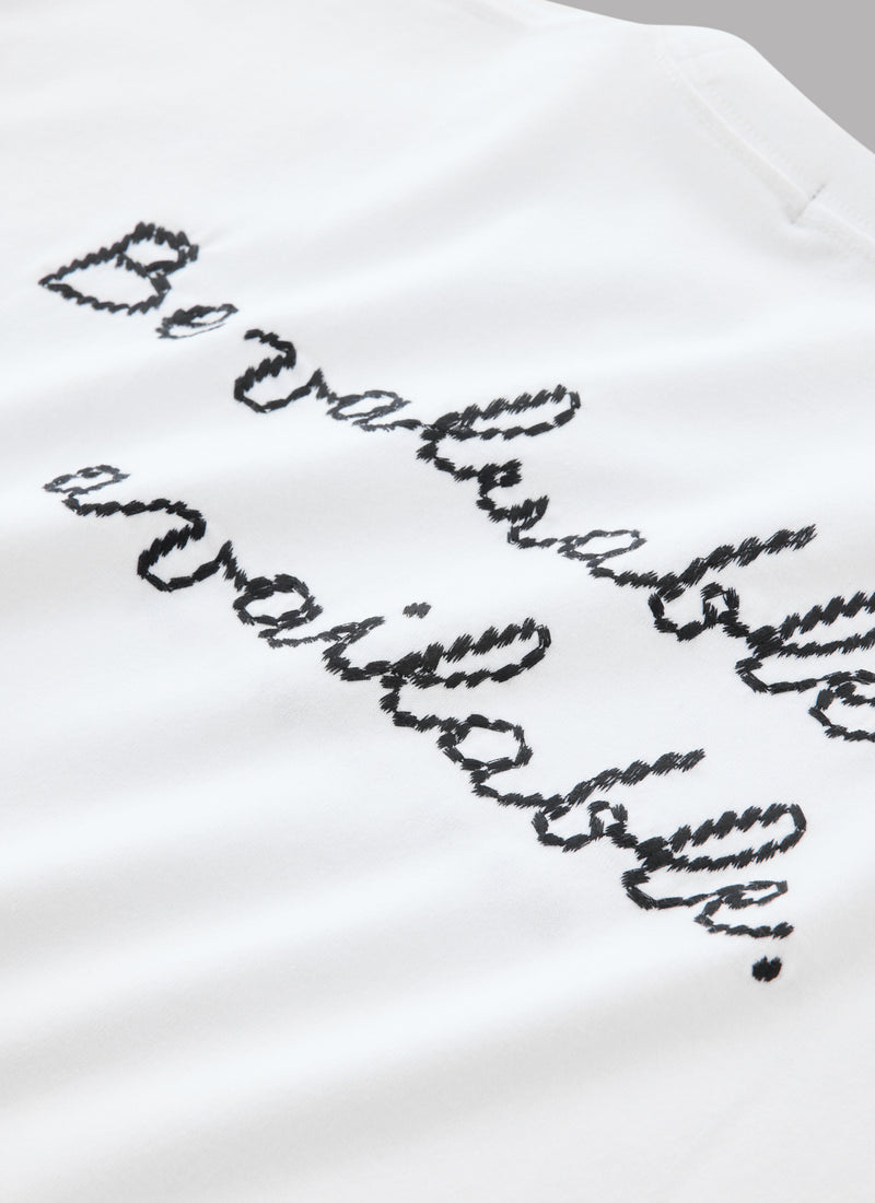 BE VALUABLE S/S TEE - WHITE