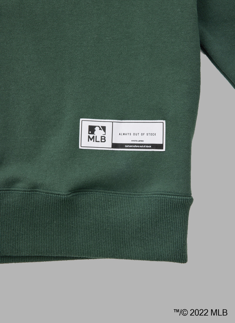 ALWAYS OUT OF STOCK × Los Angeles Dodgers FRONT SIDE BACK PULLOVER - GREEN