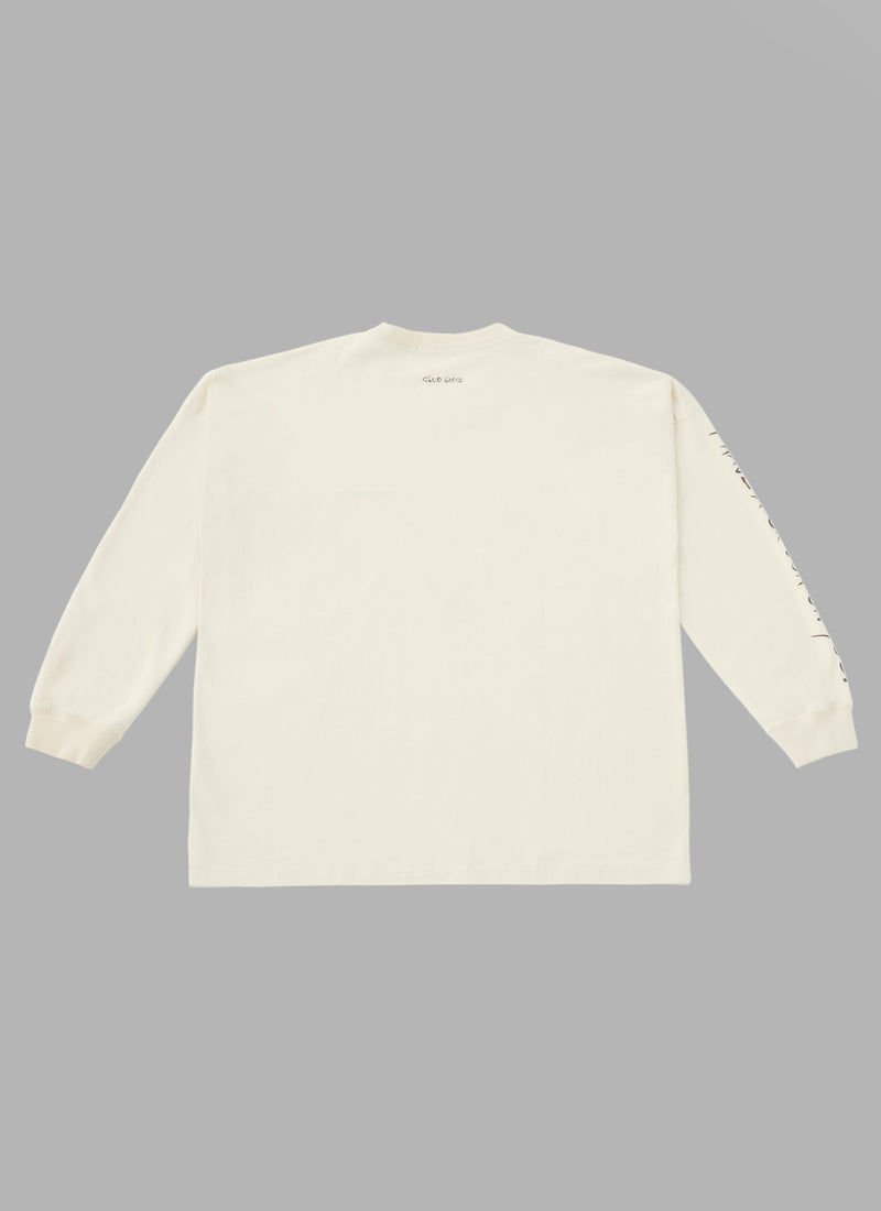 ALWAYS OUT OF STOCK × CLUB HARIE CRUSH ON YOU L/S TEE-BEIGE