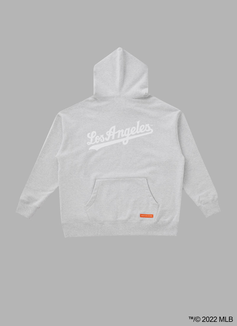 ALWAYS OUT OF STOCK × Los Angeles Dodgers  FRONT SIDE BACK  PULLOVER - GRAY