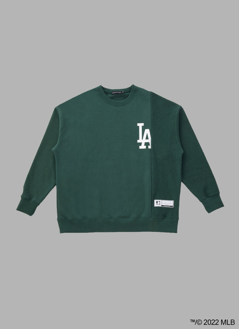 ALWAYS OUT OF STOCK × Los Angeles Dodgers  SWITCHED CREWNECK - GREEN