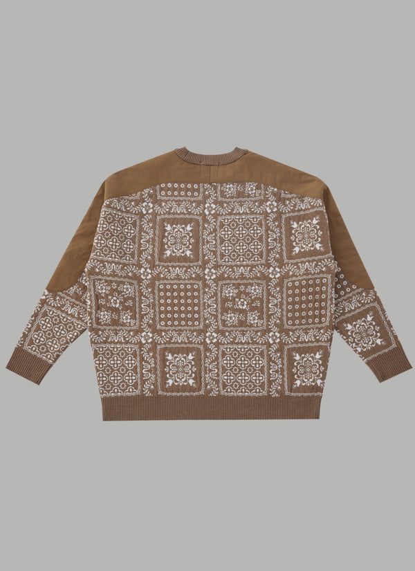 ALWAYS OUT OF STOCK x REYN SPOONER SWITCHED KNIT - BEIGE