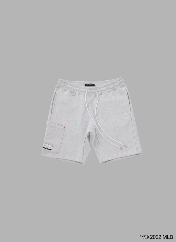 ALWAYS OUT OF STOCK × Los Angeles Dodgers  SWEAT FATIGUE SHORTS - GRAY