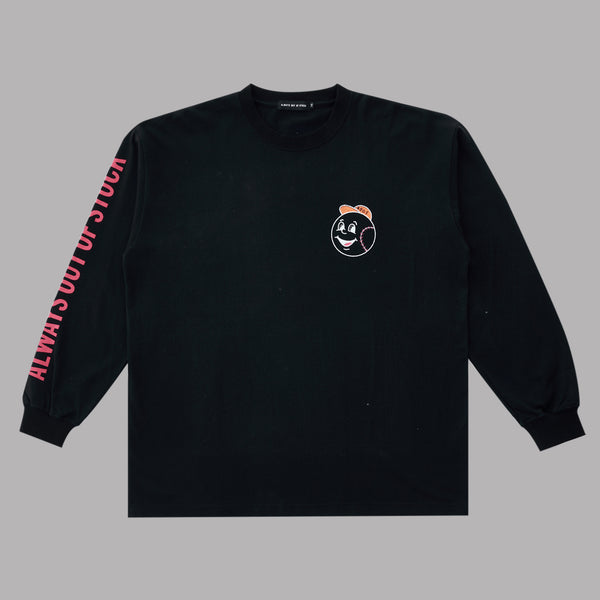 DREAM L/S TEE - BLACK – ALWAYS OUT OF STOCK