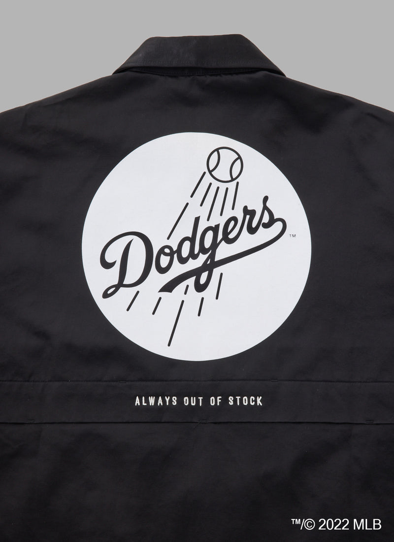 ALWAYS OUT OF STOCK × Los Angeles Dodgers  COACH JACKET - BLACK