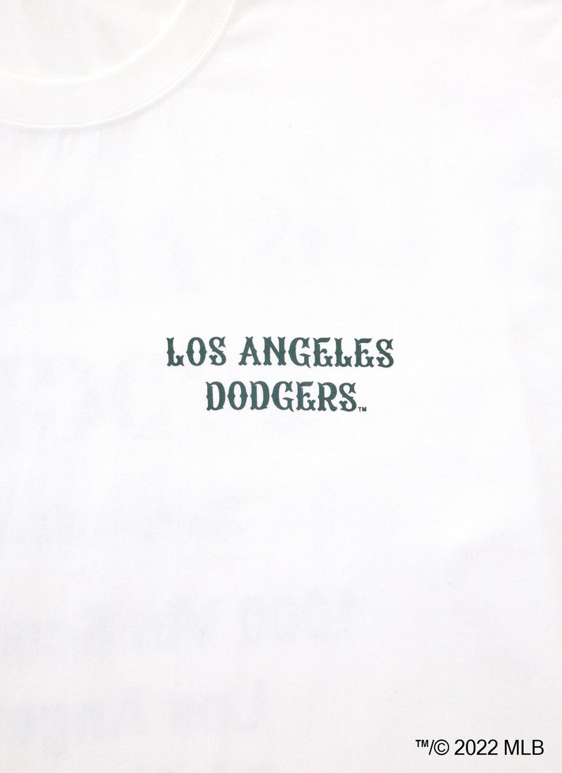 ALWAYS OUT OF STOCK × Los Angeles Dodgers  STADIUM L/S TEE - WHITE