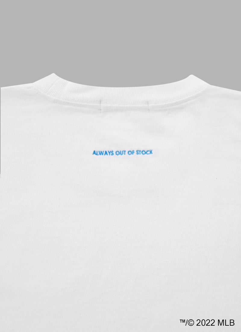 ALWAYS OUT OF STOCK × New York Yankees  SWITCHED TEE - WHITE
