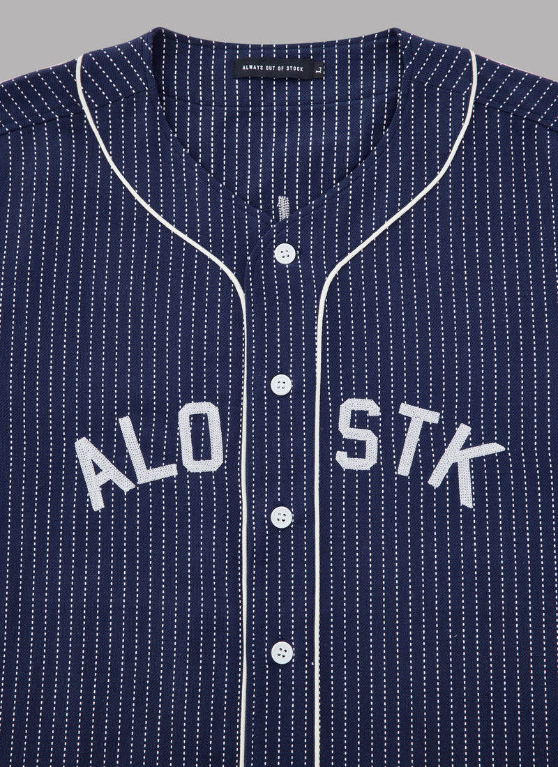 CLASSIC BASEBALL SHIRT - NAVY – ALWAYS OUT OF STOCK