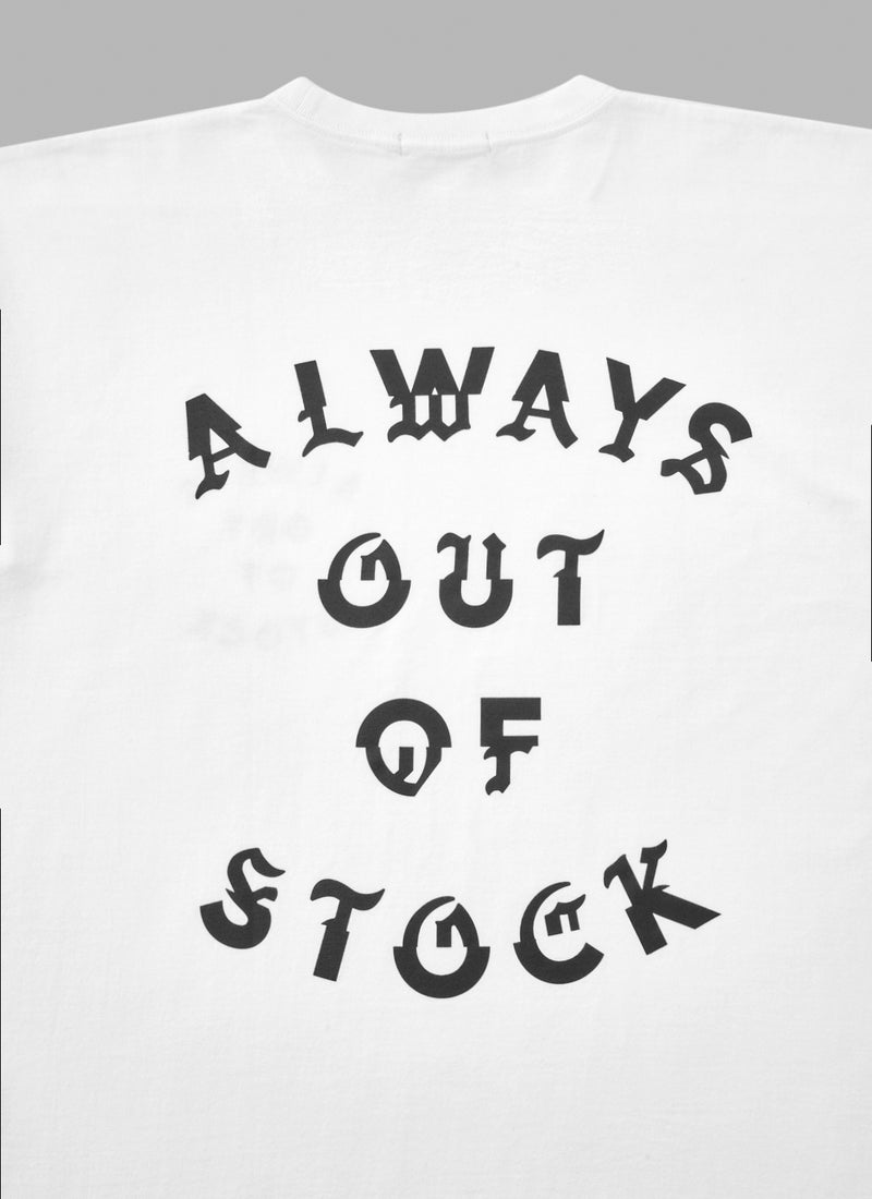 SWITCHED FONT TEE - WHITE