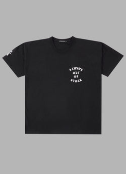 SWITCHED FONT TEE - BLACK