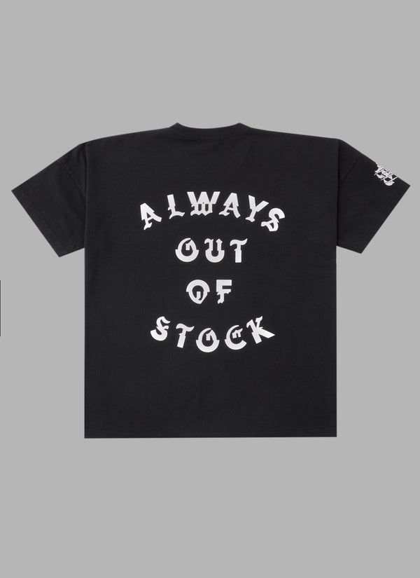 SWITCHED FONT TEE - BLACK