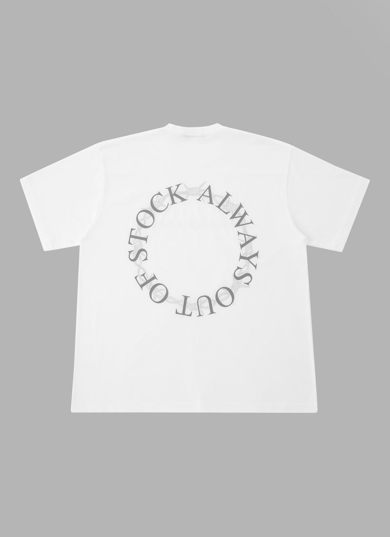 BARBED WIRE TEE-WHITE